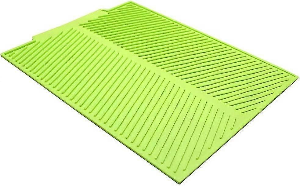 Extra Large Silicone Dish Draining Mat, Draining Mat Basic Sink Mat