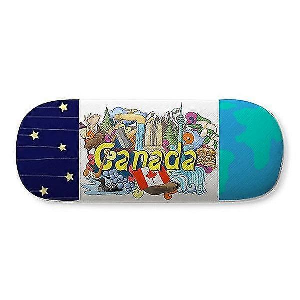 Montañas Rocosas Cn Tower Maple Canada Hard Shell Eyeglass Case Star Sky