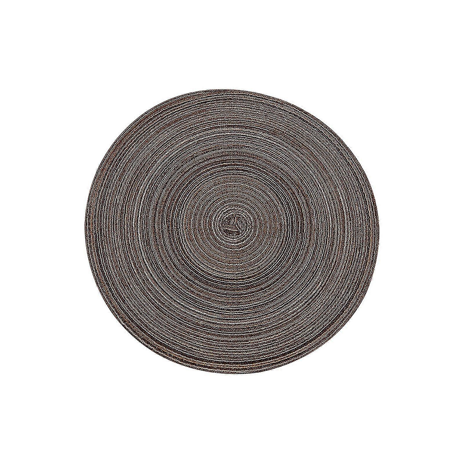 18cm Ramie Cotton Yarn Table Mat Insulation Pad (satin Dyeing)