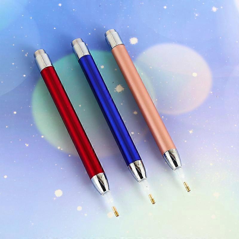 5D Diamond Paintings Tool Point Drill Stylus Pen LED3 pcs