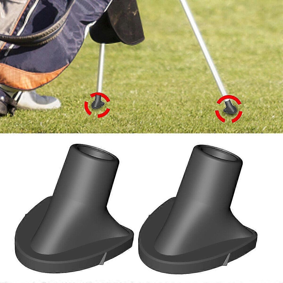 2pcs Golf Bag Stand Αντικατάσταση ποδιών Λαστιχένια τσάντα γκολφ Stand Feet Accessorie Νέο
