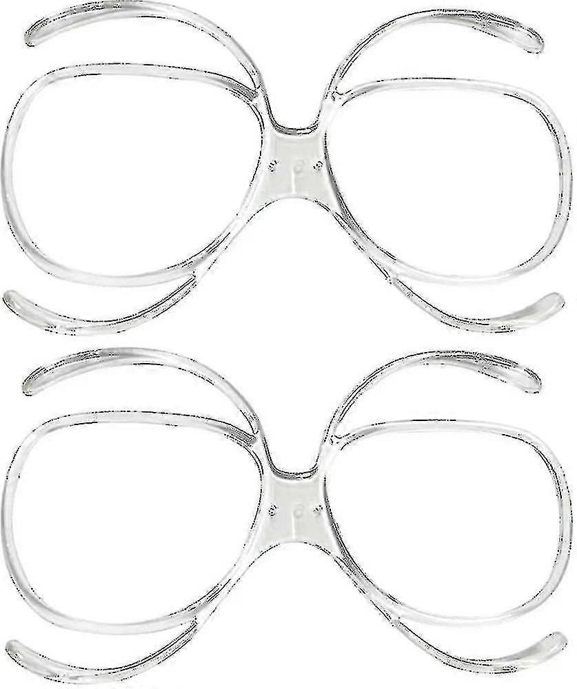 Ski Goggles Tr90 Flexible Bendable Universal Size Inner Frame Snowboard Motorcycle Goggle 2pcs