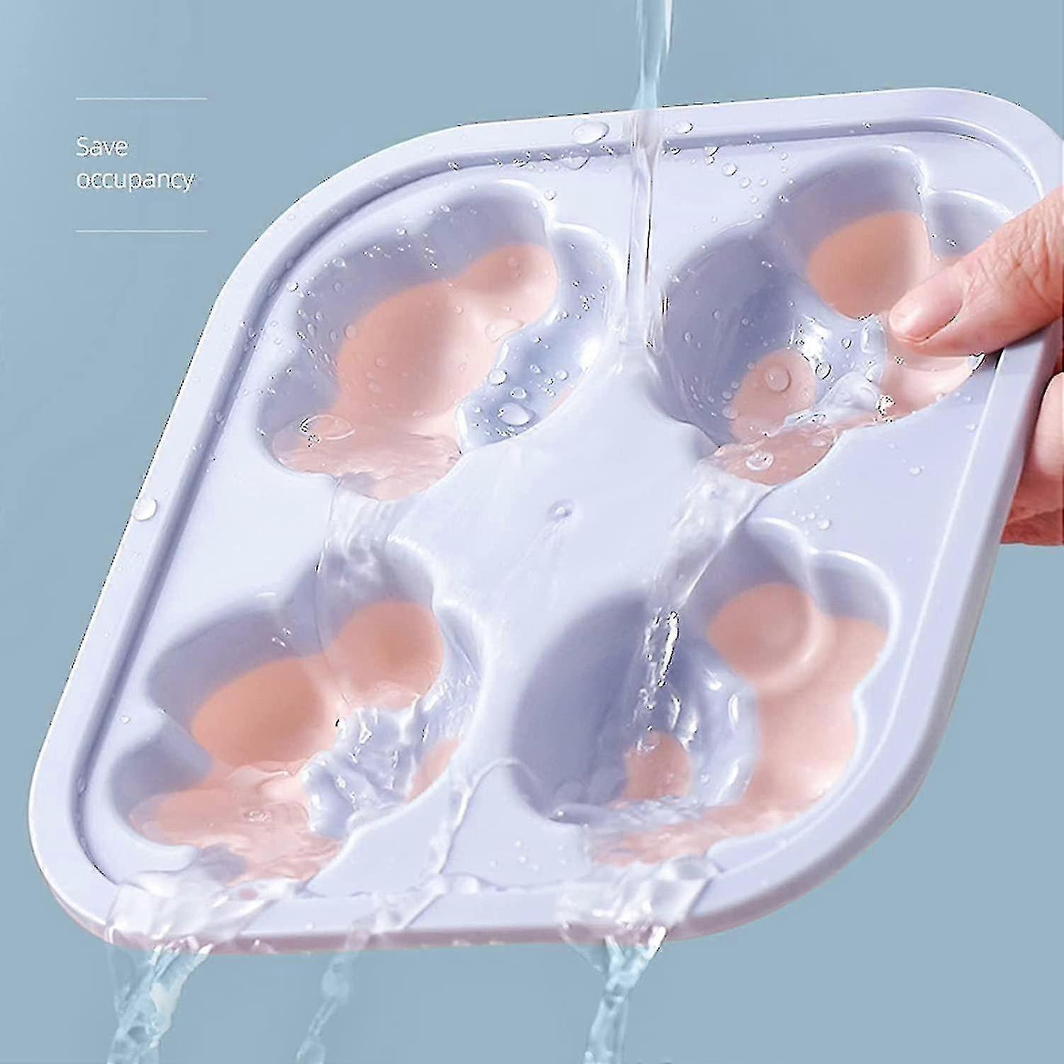 Silicone Ice Boxes Household Plastic Ice Cube Mold ,diy Cats Claw Shape