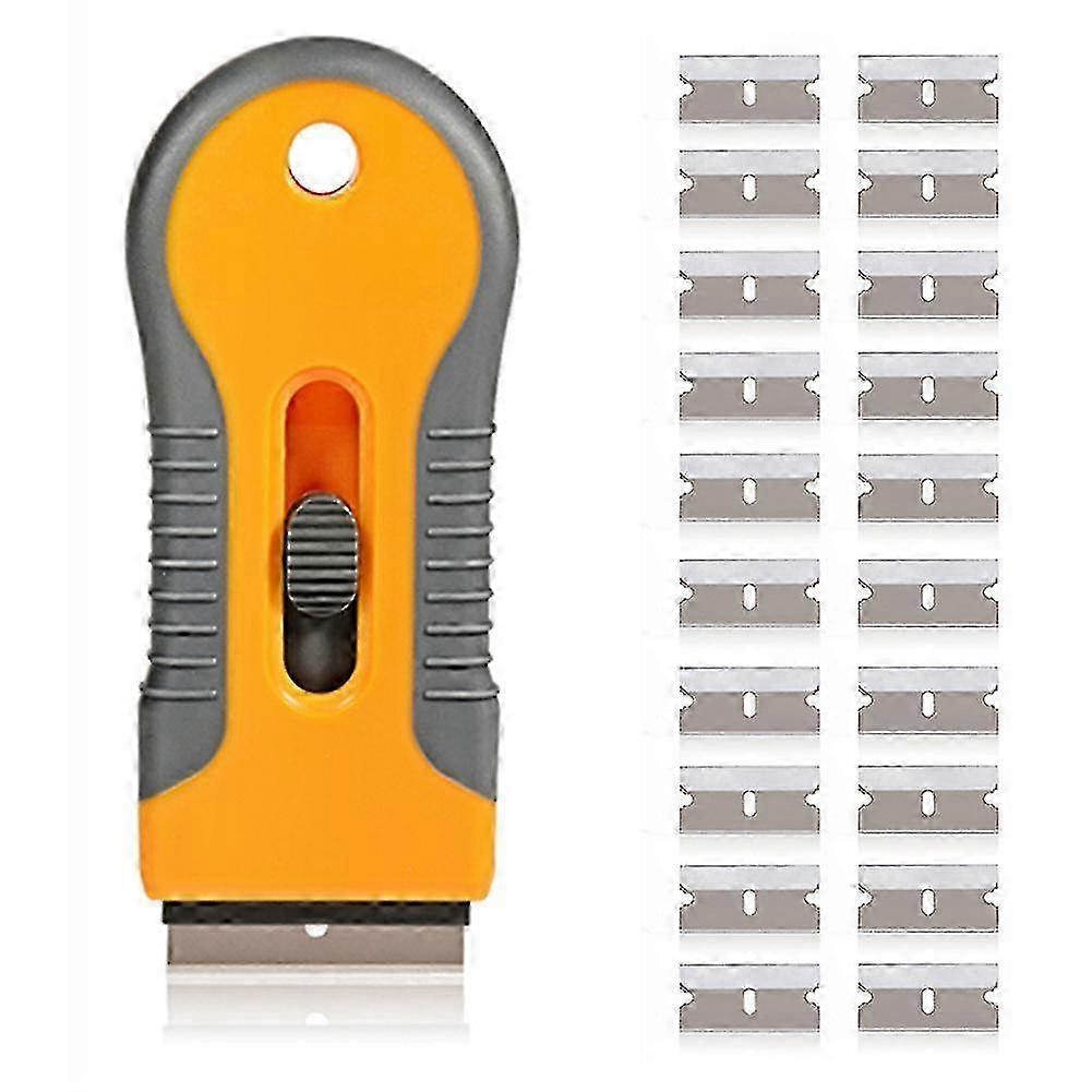 Car Sticker Cleaning Tools Razor Scraper Window Tint Remover With 20pcs Blade