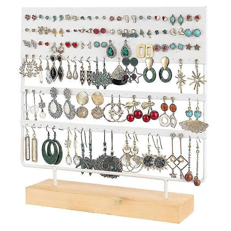 Ohrringständer Display Rack 3-stufiger Ohrsteckerhalter Schmuck Organizer