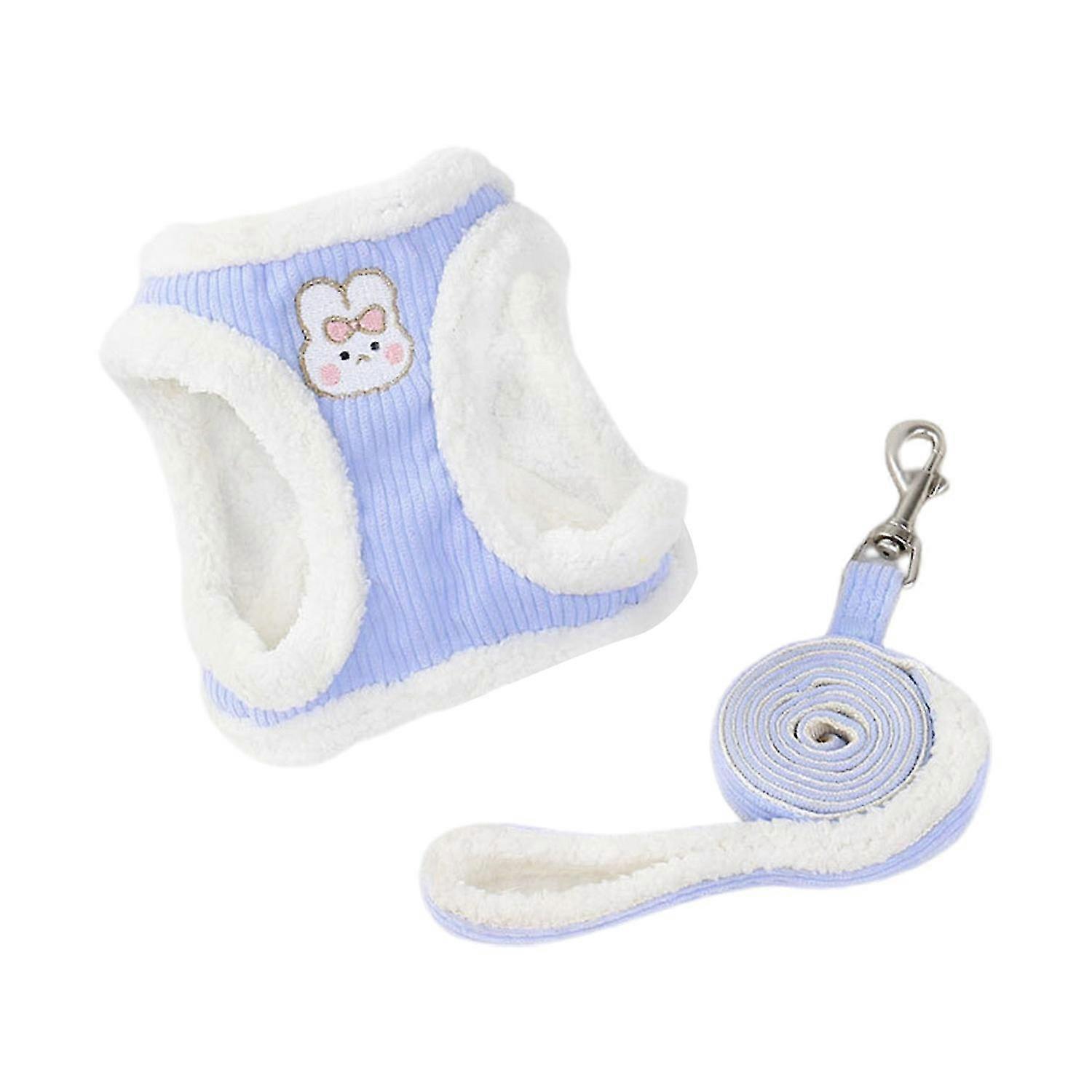 1 Set Pet Leash Soft Handle Fastener Tape Buckle Design Escape-proof Tear Resistant Padded Cat