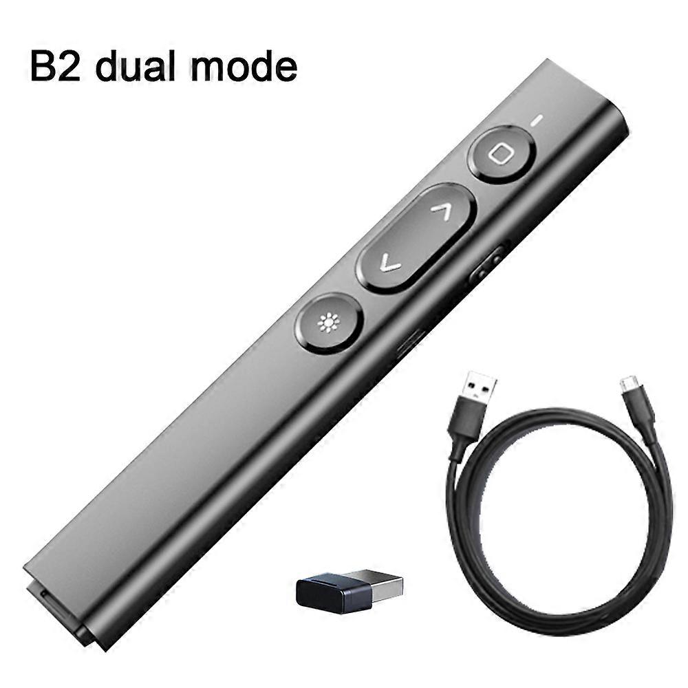 Stylo de tournage de page laser pour présentations Powerpoint, 100M Clicker de présentation USB Slides Clicker pour Mac/Win/ordinateur/ordinateur portable pointeur de présentation