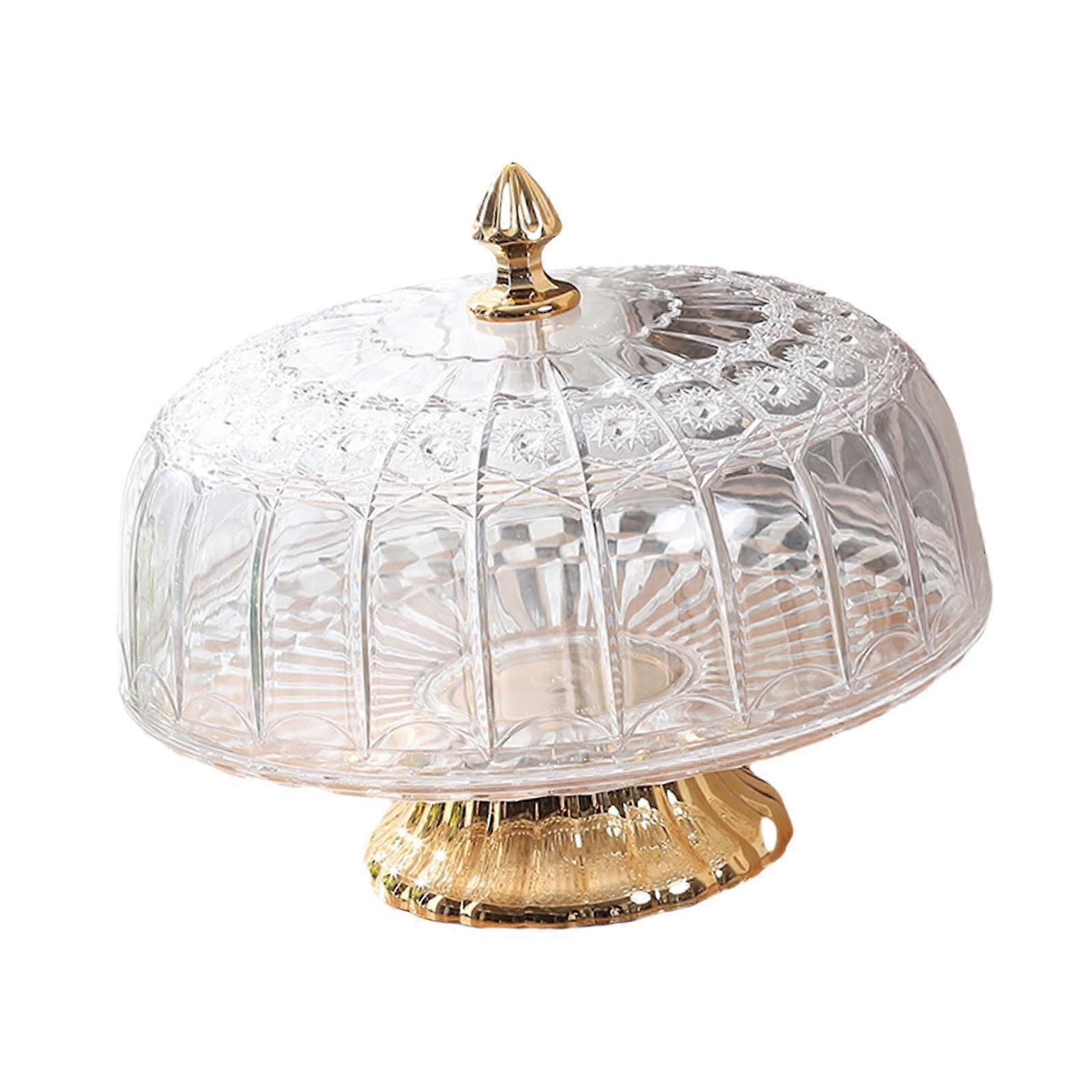 Dessert Display Stand Sum Serving Tray for Jewellery Muffins Cheese Cake clear