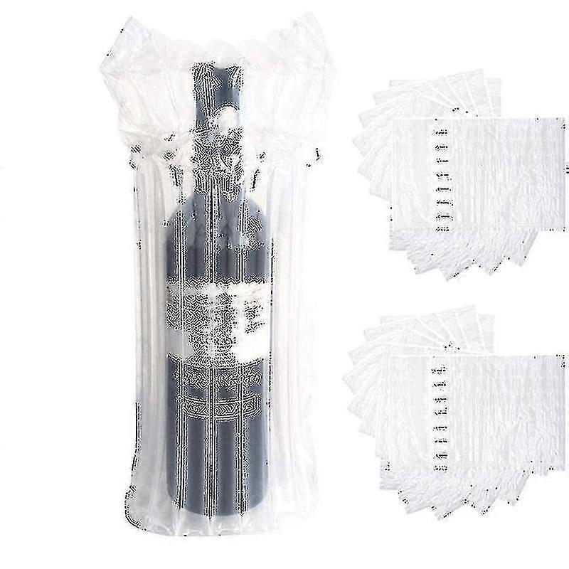 20 Pack Bottle Protector Sleeves, Anti- Inflatable Glass Bottle Pack Protector Bag