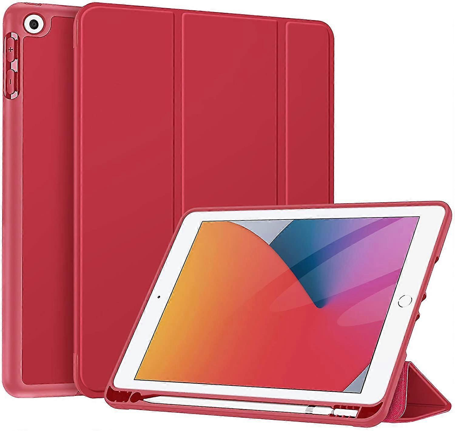 Capa Compatível para iPad 8ª Geração Com Porta-Lápis, Capa Compatível Para iPad Compatível 10.2 Polegadas (Modelo 2021/2020/2019, Geração 9/8/7) Shockp