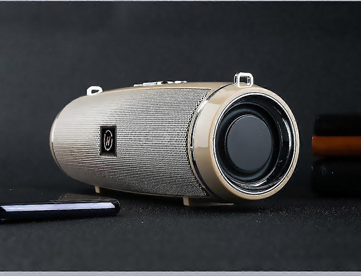 Mini Bluetooth Speaker Portable Wireless Outdoor Gold Gift