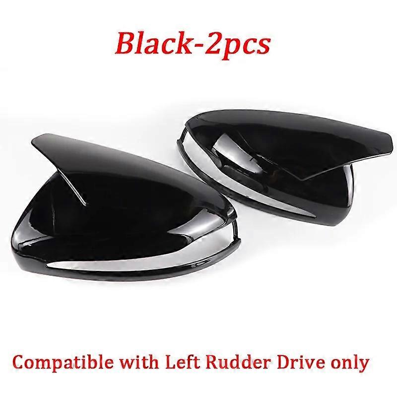 For Mercedes Benz C GLC S E Class W205 X253 W222 W213 W238 Replacement carbon Black Side Rearview Mirror Cover Caps Shell LHD