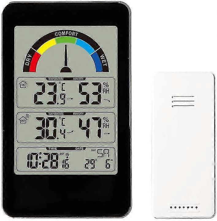 Digital S C Stat With Wireless Sensor Indoor Outdoor Temperature Comfort ()