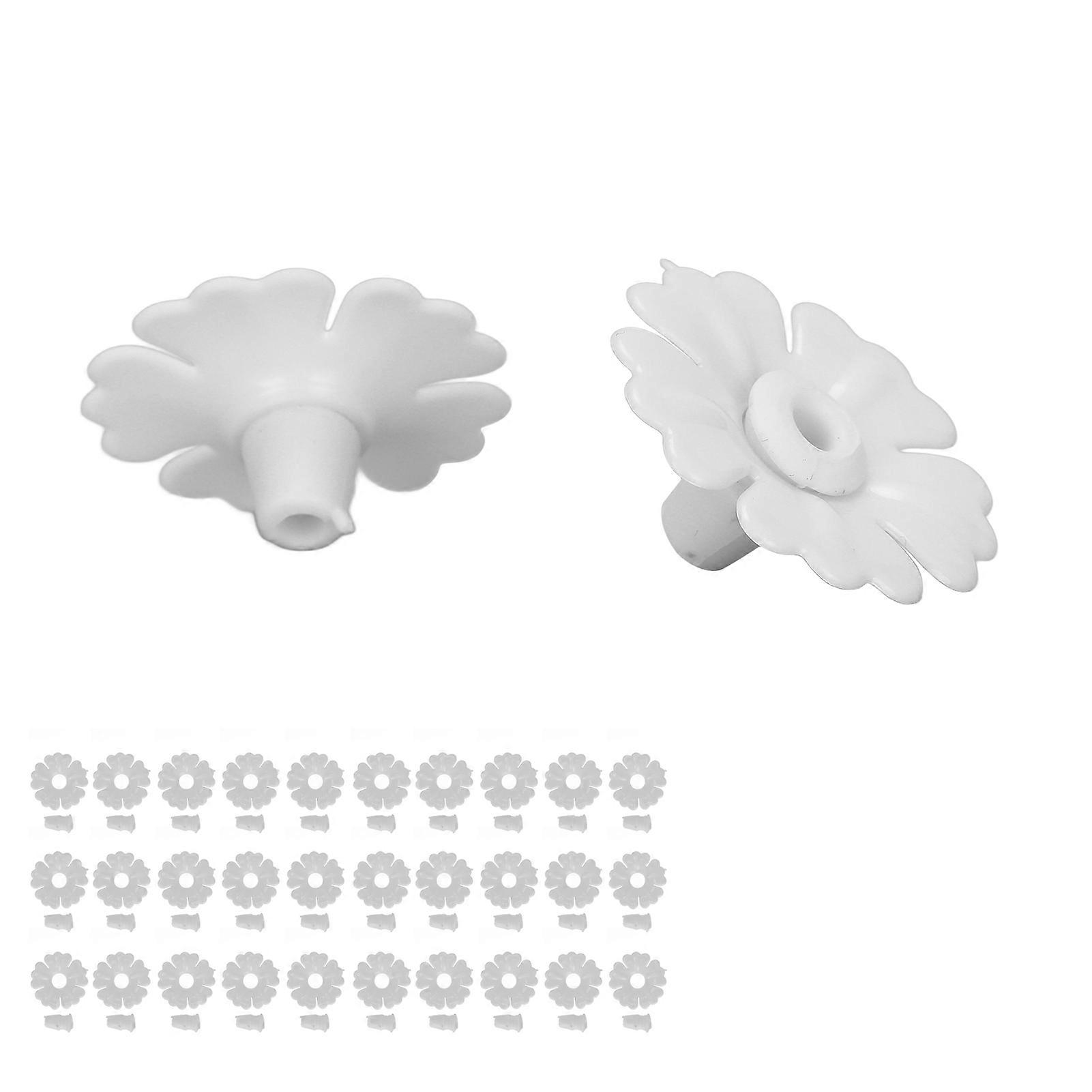 Hummingbird Feeder Replacement Flowers 30 Pack Durable Plastic Garden Accessories