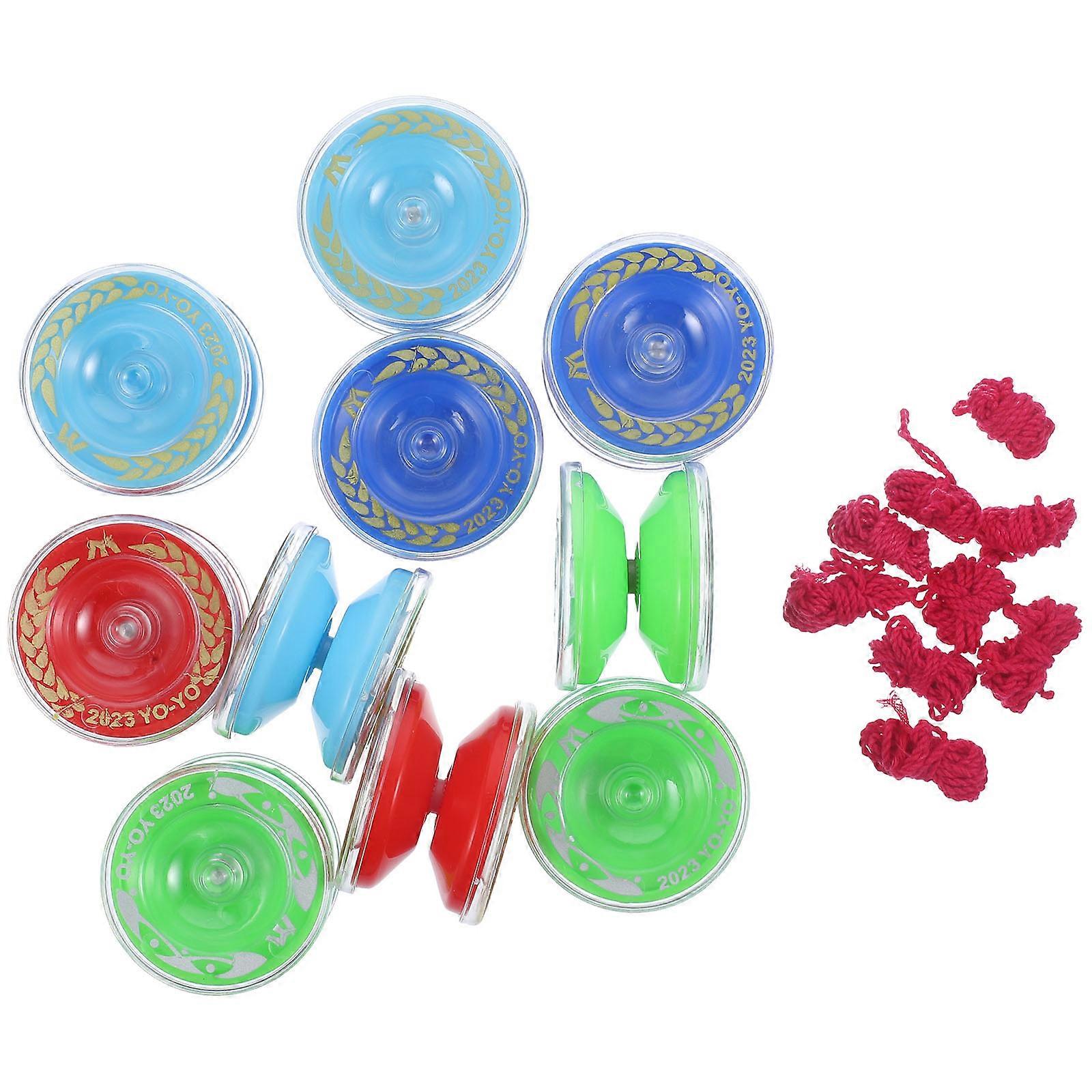 10 Pcs Brain Toy Plastic Responsive Yoyo Entertaining Yoyo Yoyo Balls Toy Kids Toy