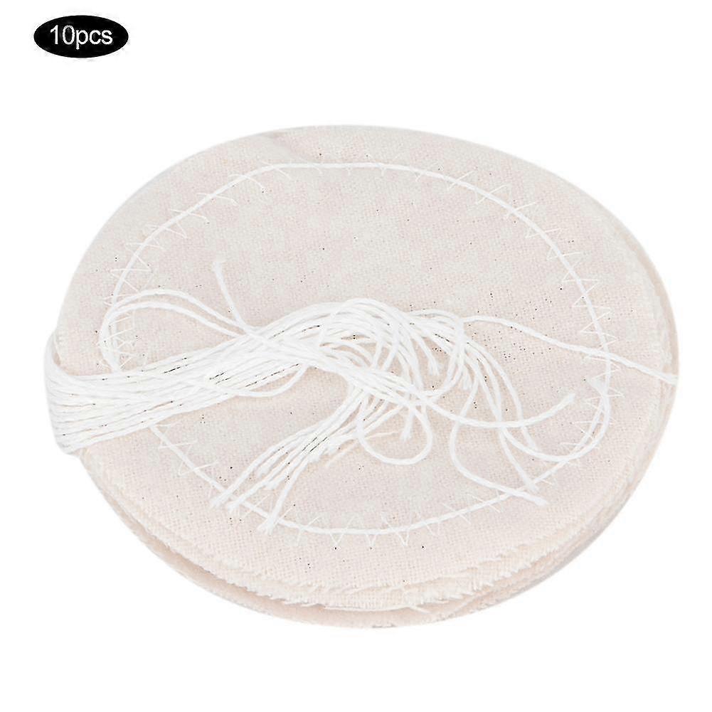 10pcs Reusable Cotton Coffee Filter Cloth Replacement For Siphon Pot