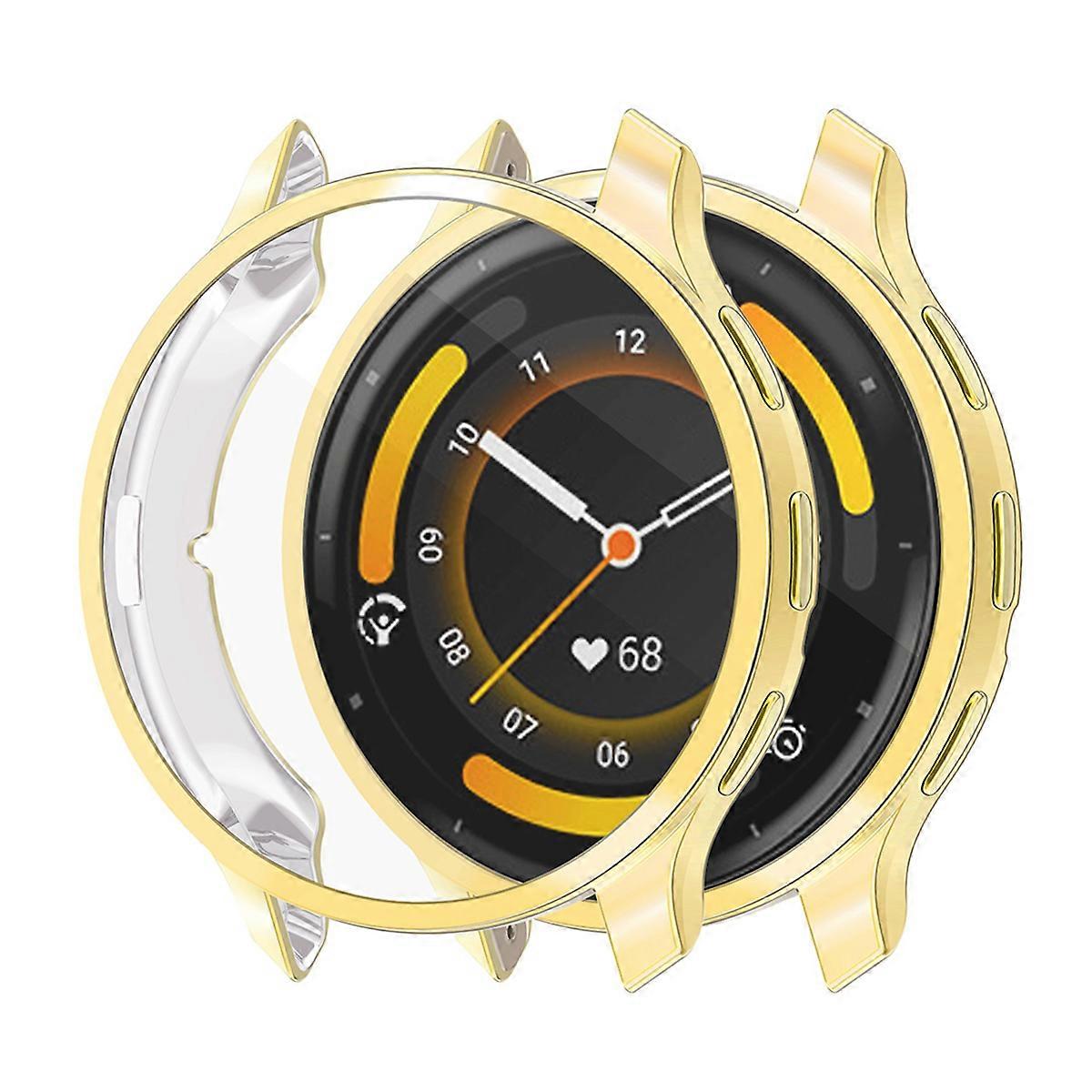 Electroplating Full Cover TPU Frame Watch Case For Garmin Venu 3, with Screen Film