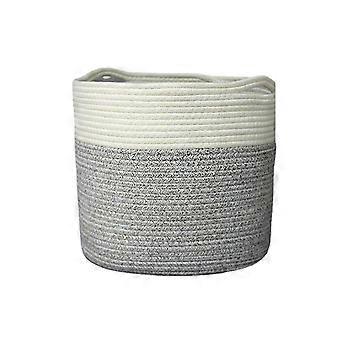 Minimalist Storage Basket Multifunctional Cotton Rope Strong Load-bearing Clothes Container for Bedr