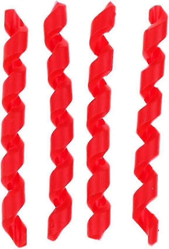 5pcs Bicycle Brake Cable Sleeve Protector Threaded Conduit Sleeve (Red) - ya01