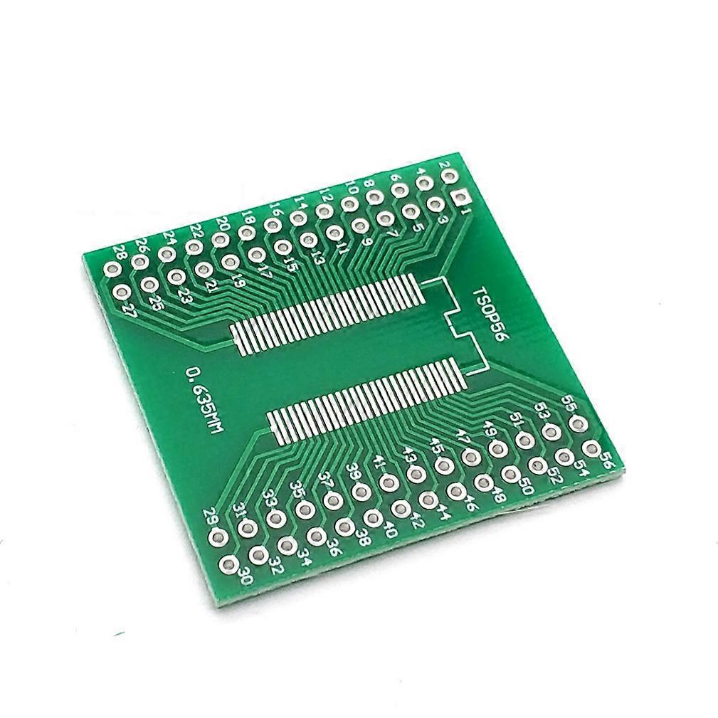 TSOPII TSSOP56 SOP56 Conversion Board 0.635mm / 0.8mm Pitch SDRAM Adapter Board