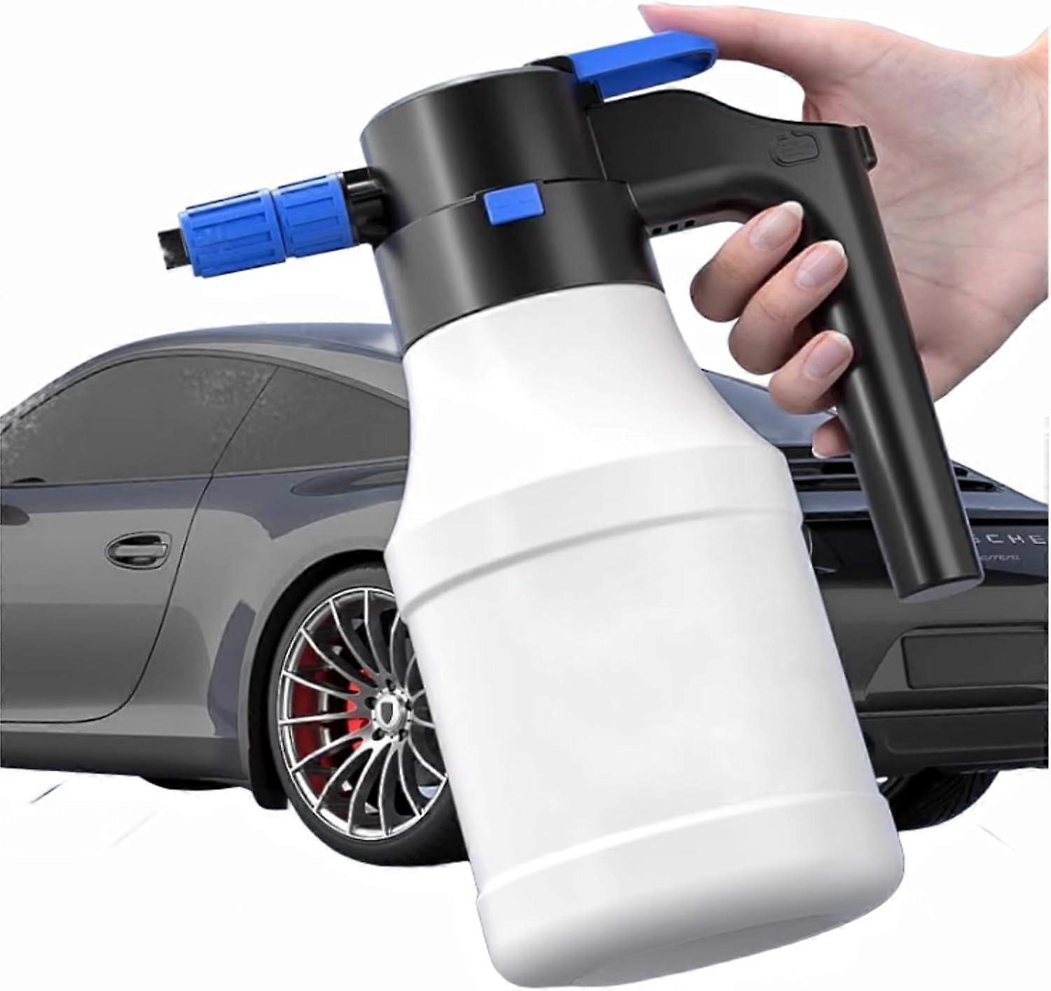 1,5 litran autopesuvaahtoruisku kädessä pidettävä pumppu pesupullo lumivaahto yksityiskohdat, 100% uusi