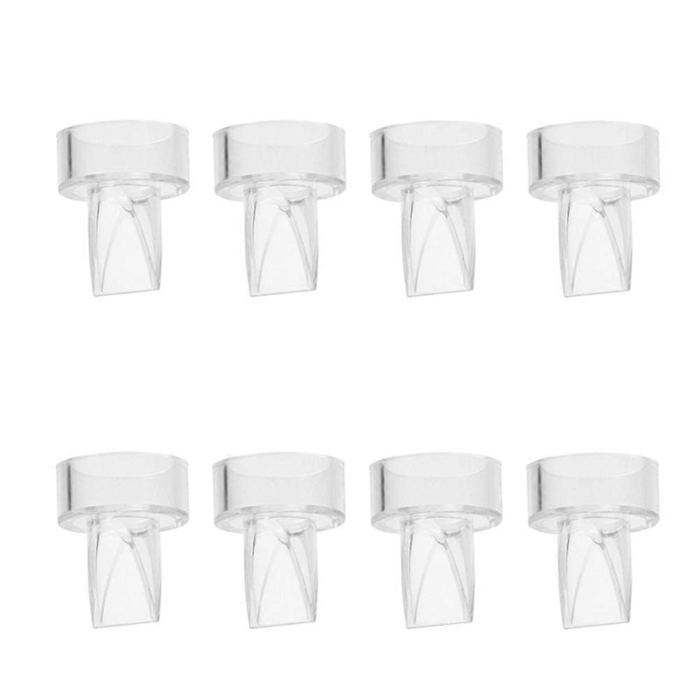 8 Pcs Manual Breast Pump Accessories Reverse Duck Beak Backflow Preventers (Transparent)