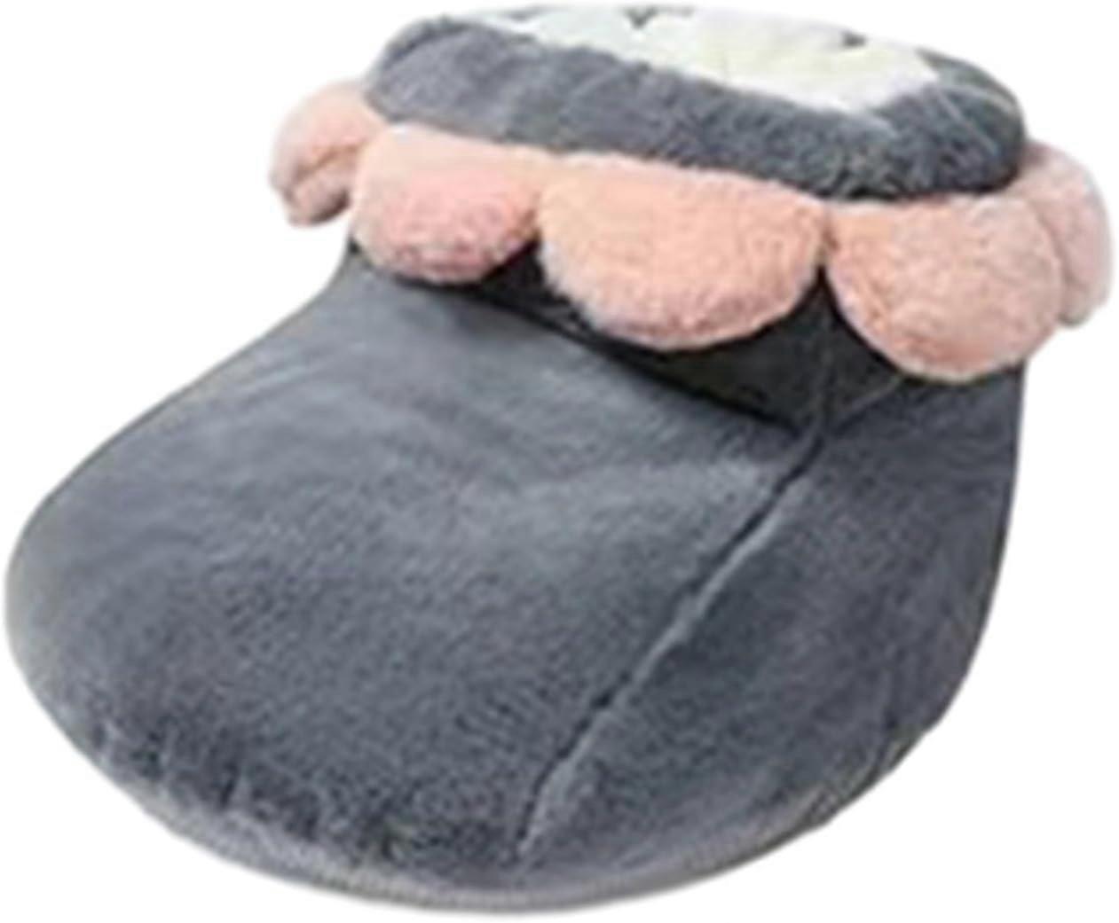 Soft Foot Heater for Women | USB Charging Electrical Foot Heater in Slipper Shape - Household Electronics for Studying, Working, Reading, Traveling, W