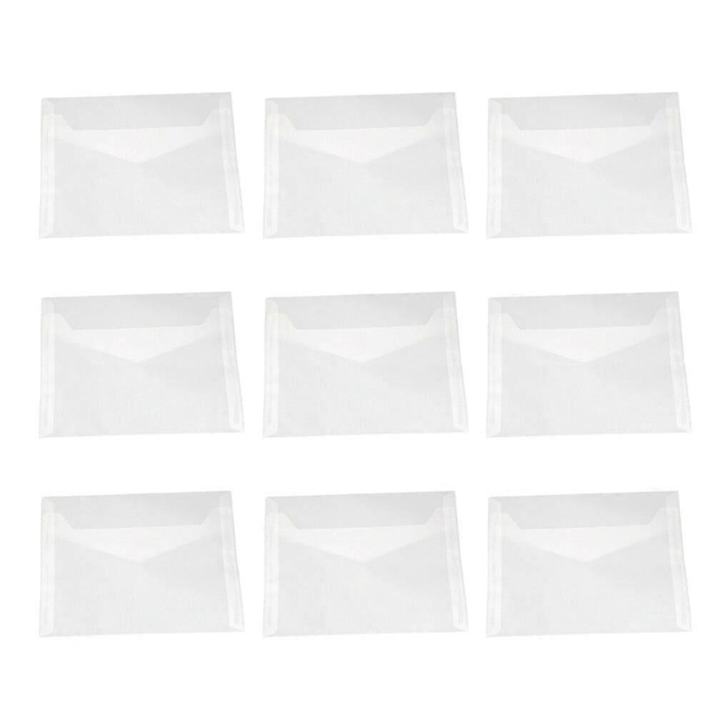 50pcs 12.5x17.5cm Translucent Vellum Invitation Envelopes  Diy Multifunction Gift Envelope