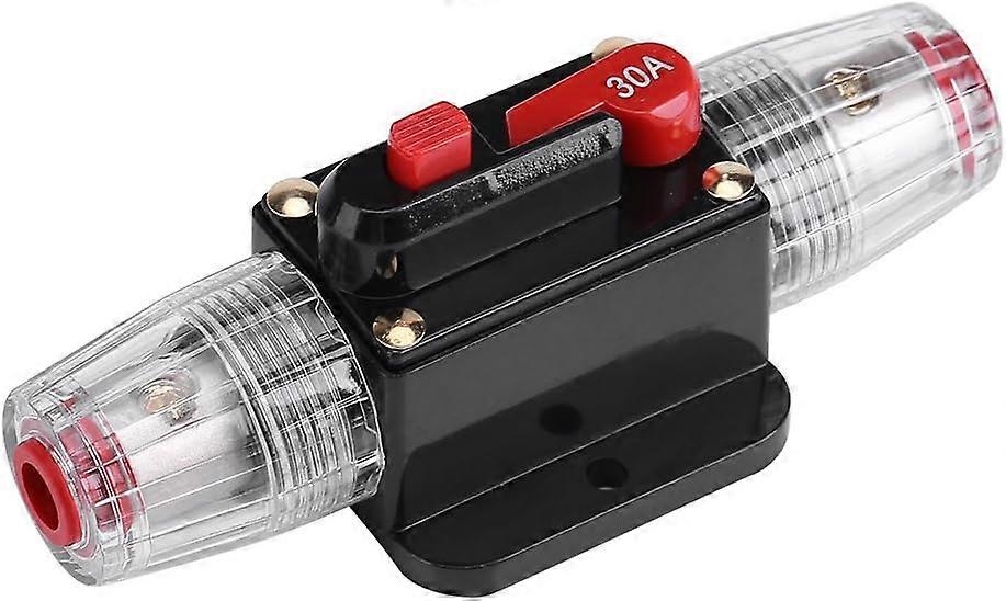 Car Audio Inline Circuit Breaker Reset Fuse Holders Inverter for Stereo Switch System Protection