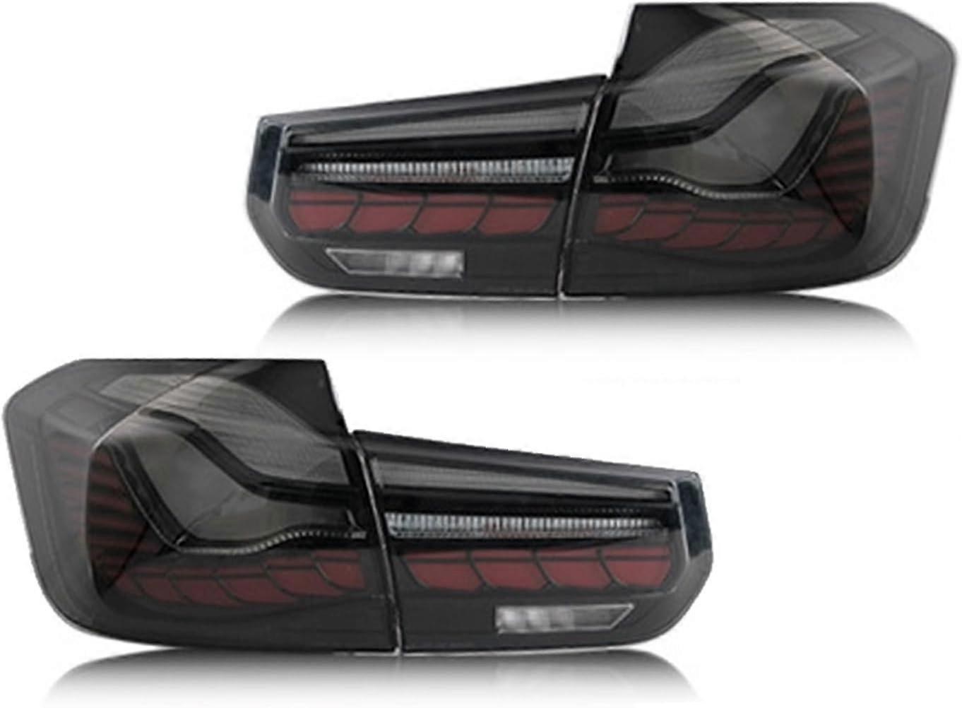 Car Rear Lights Compatible with BMW F30 Tail Light 2013-2018 F35 Led Taillights M4 GTS Style DRL Dynamic Signal Automotive Accessories (Color : Red 2p