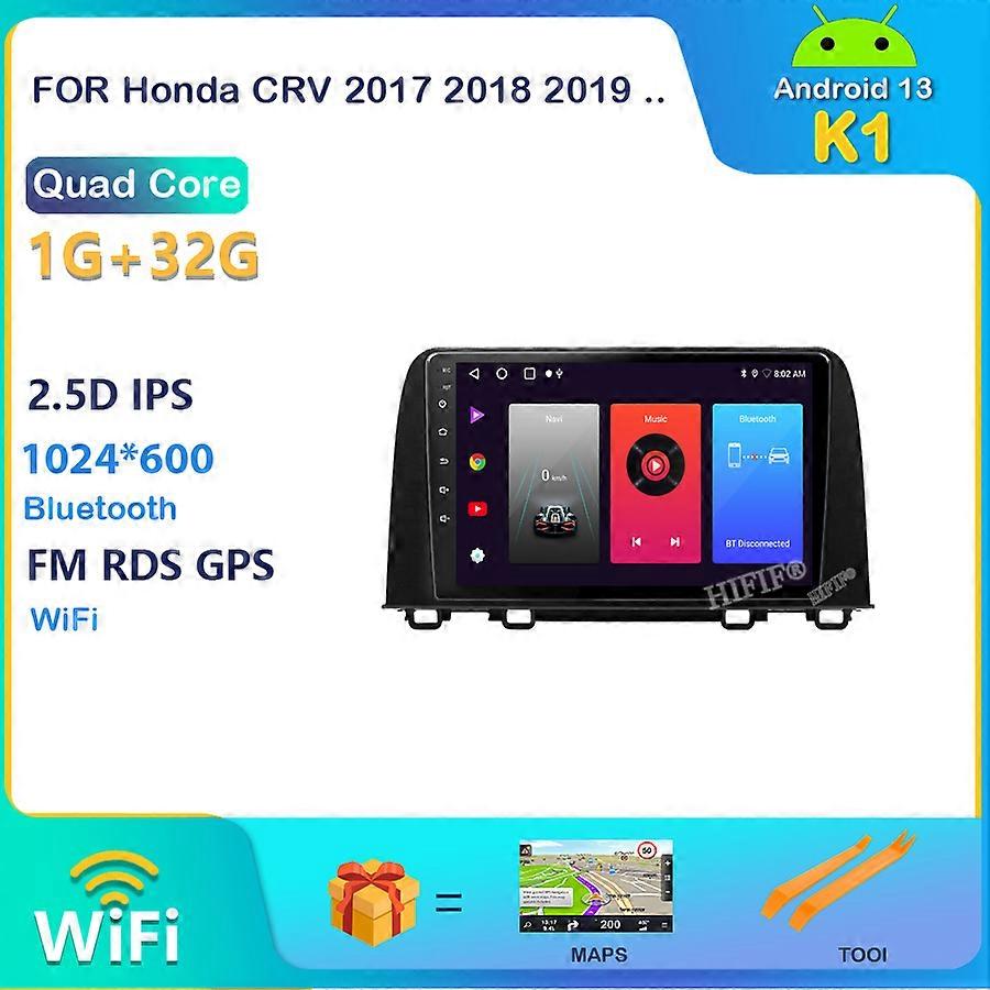 carplay Autoradio Android 13 Car Radio With Screen 4GB 64GB Head Unit Tape Recorder Carpaly Auto For Honda CRV CR-V 2017 2019