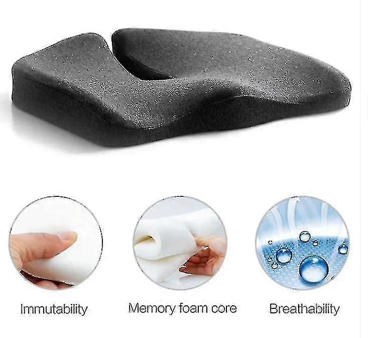 Breathable Sedentary Artifact Protects Waist And Caudal Vertebrae Seat Cushion Memory Cotton Fart Pad Student Beautiful Buttocks Cushion