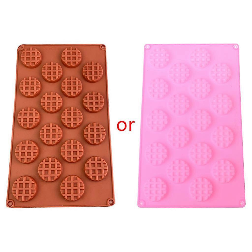 18 Cavity Silicone Waffle Mold Maker Cake Cookie Chocolate Pan Baking Mould Nons