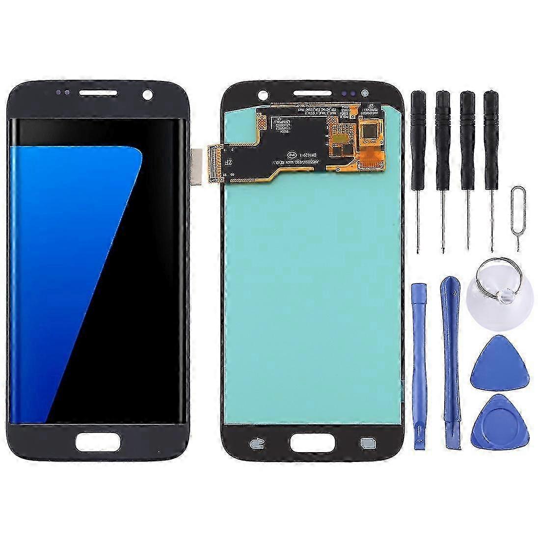 OLED LCD Screen for Samsung Galaxy S7 with Digitizer Full Assembly (Gold) Walkbee