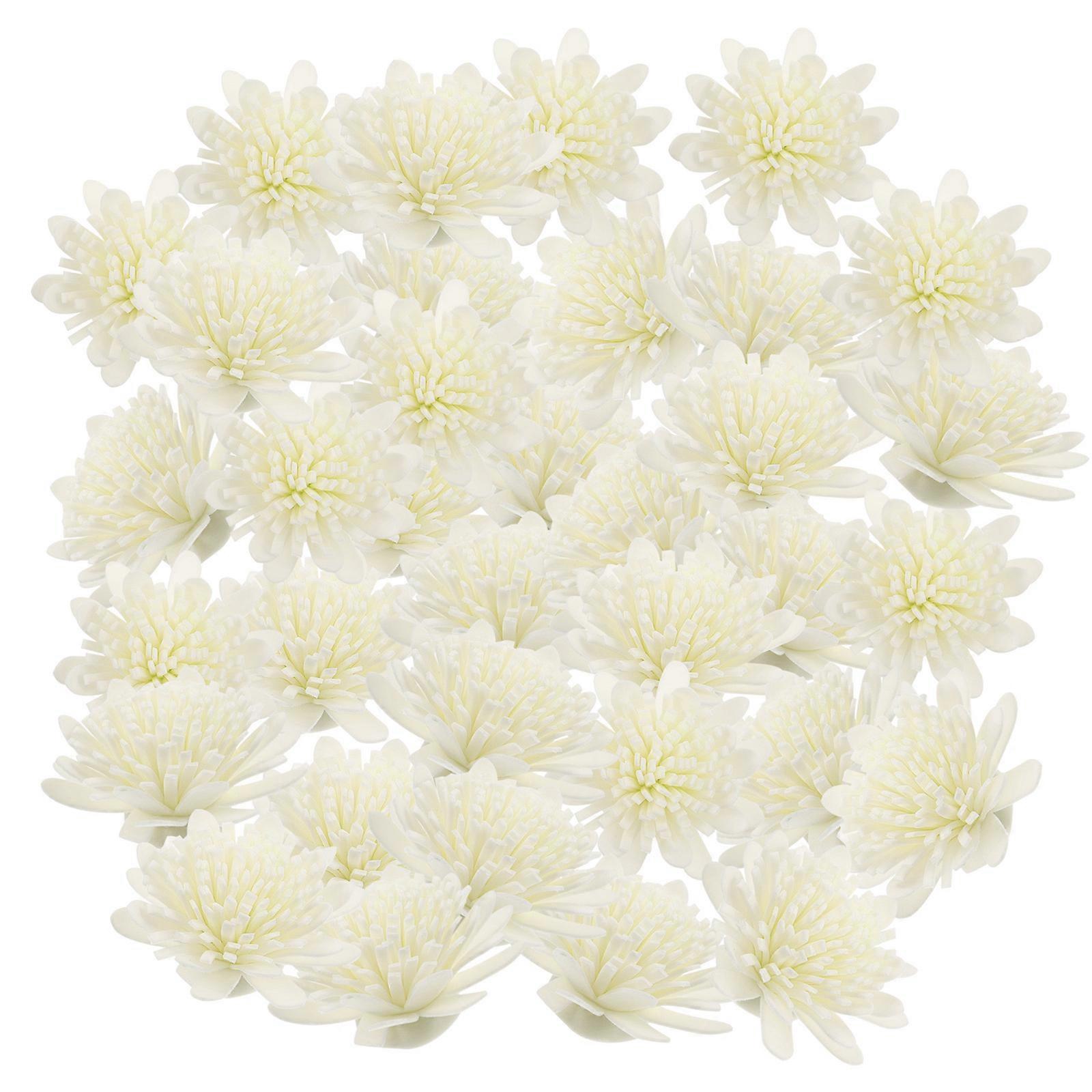 100 Pcs Aromatherapy Essential Oil Flower Diffuser Oil Refill Flower Scent Diffuser Aroma Accessories Fiber Diffuser Replacement