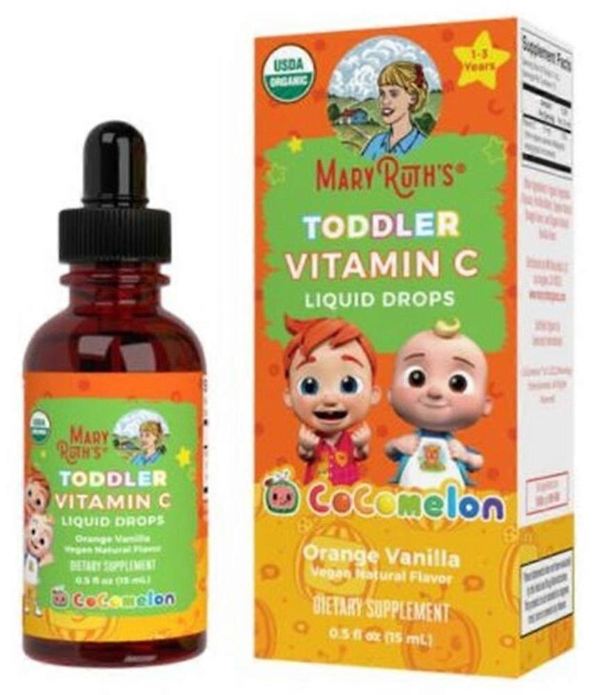 CoComelon Toddler Vitamin C Liquid Drops - Orange Vanilla (0.5 Fl. Oz.)