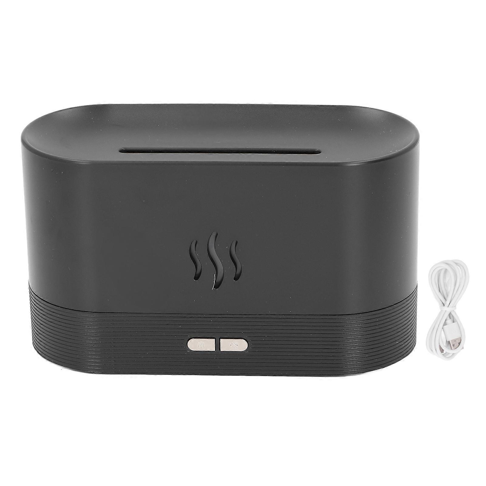 Rechargeable USB Flame Diffuser with LED Lights and Air Purifier