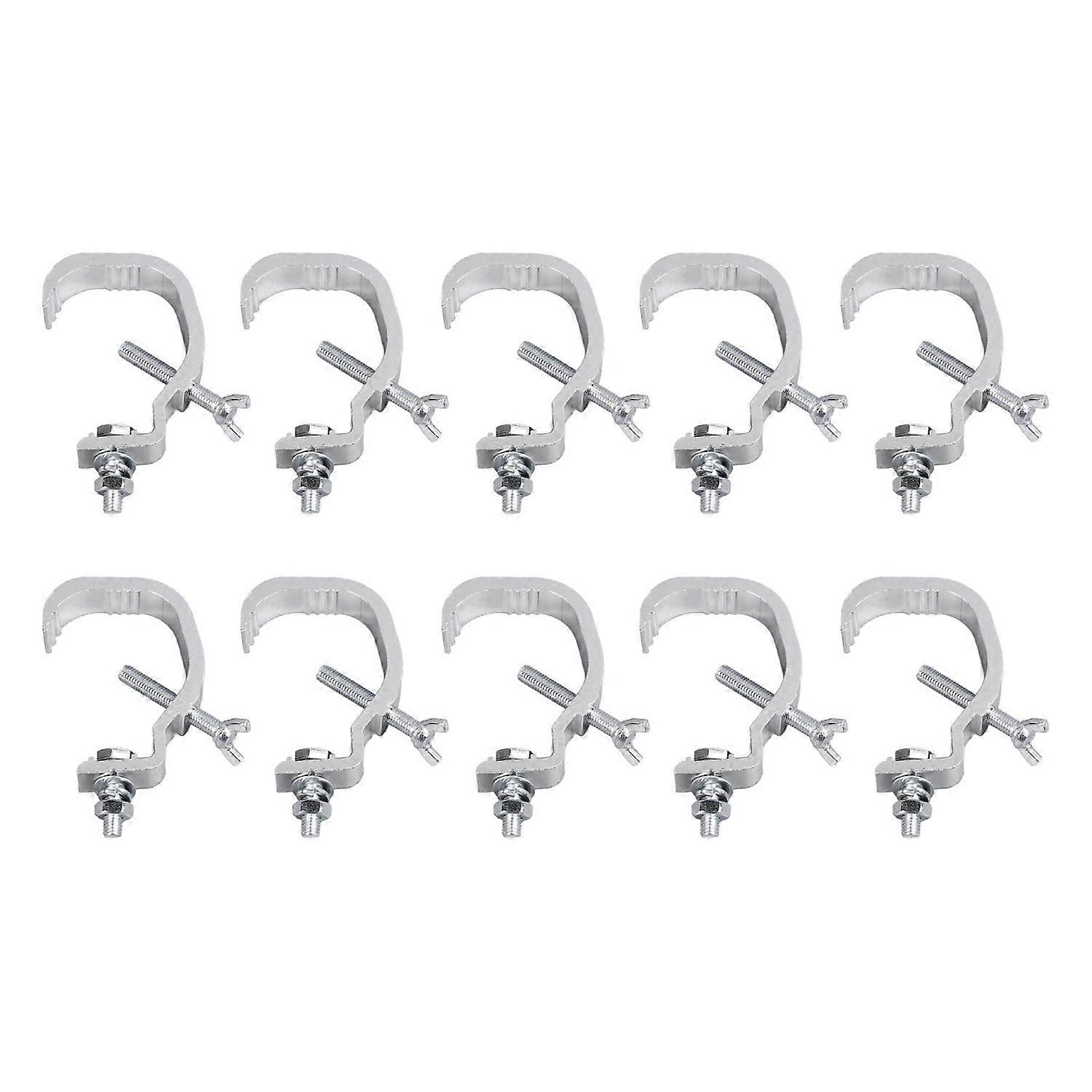10PCS Stage Light Hook Aluminum Multifunctional Wide Stage Lights Truss Clamp for Concert