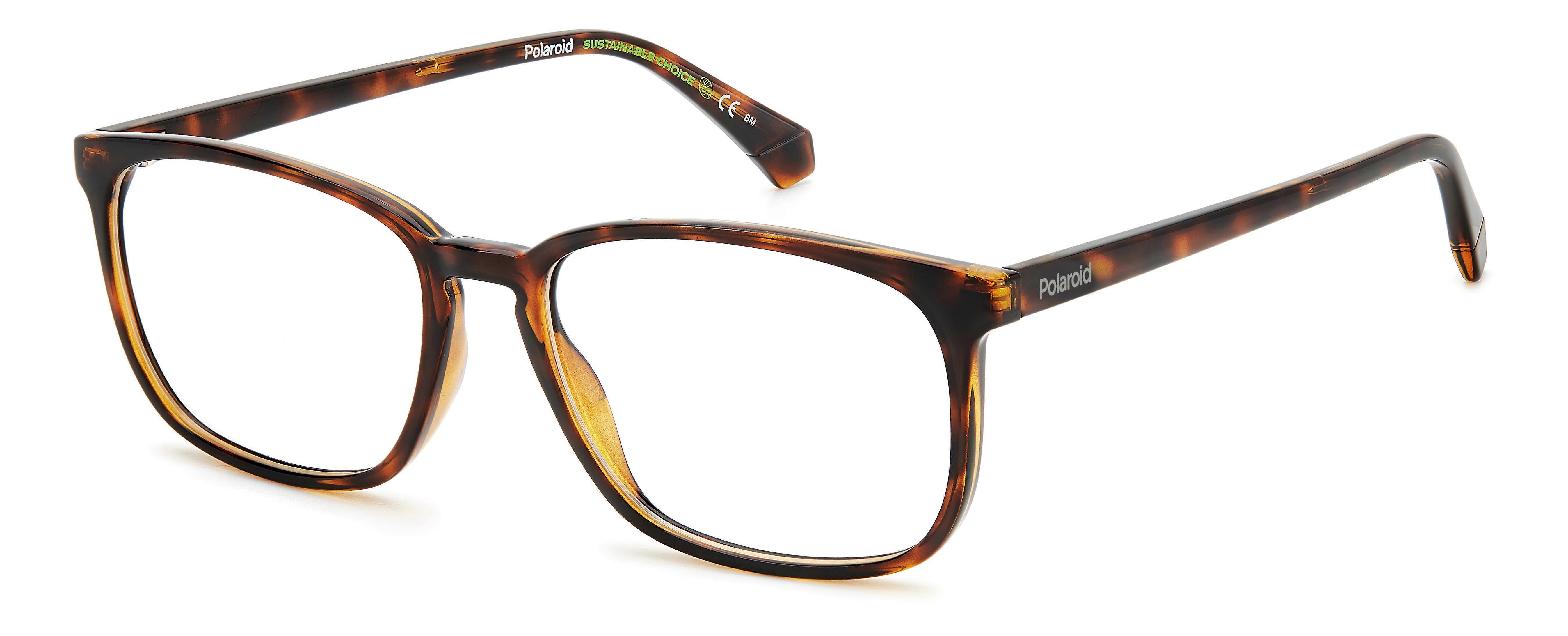 Eyewear Frames POLAROID PLD D488 086 HAVANA 56/17/145 MAN