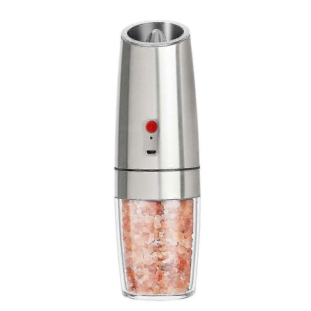 Electric Pepper And , Adjustable Coarseness, Battery Powered,stainless Steel