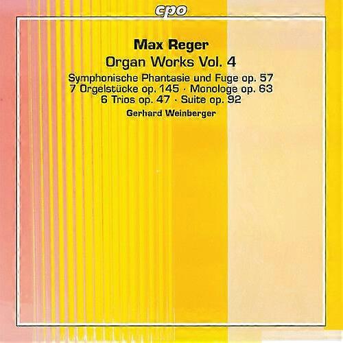 Max Reger Max Reger Organ Works - Volume 4 CD 2 discs (2017) NEW