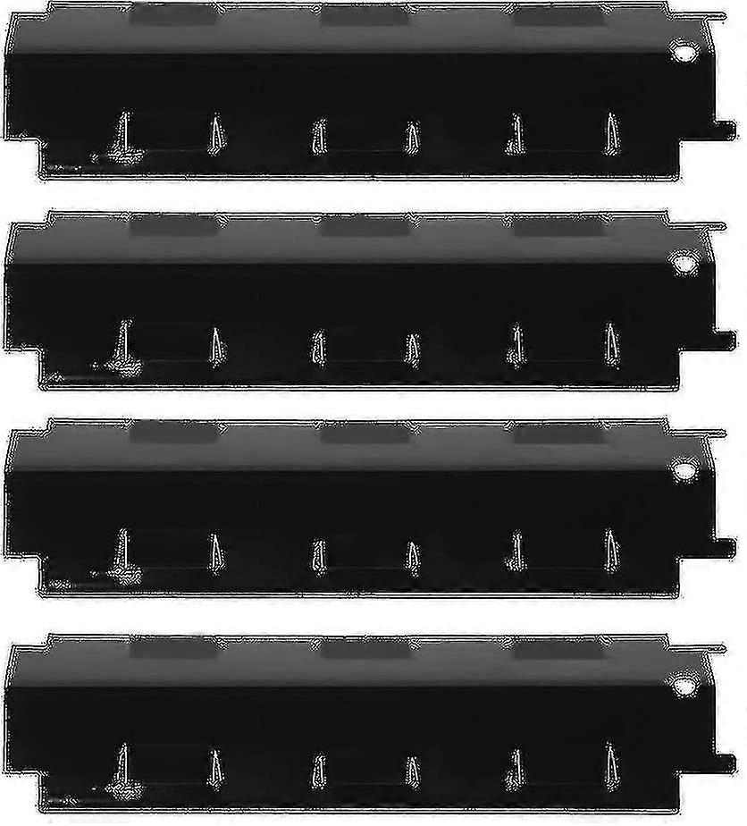 4pcs バーベキューグリドルステンレス鋼ヘビーデューティグリルグリルグリルヒートシールドスペアパーツバーベキューガスグリル交換部品炭火グリルグリル用グリル