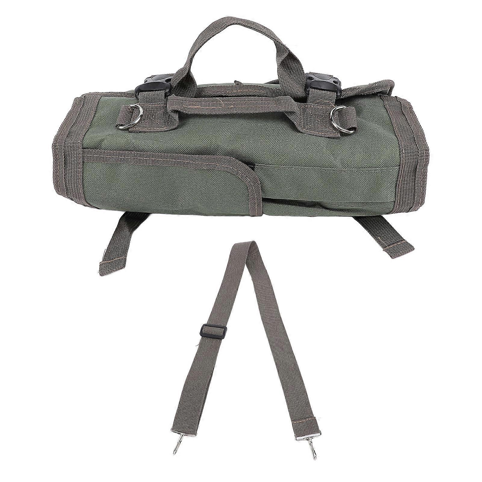 Roll Up Tool Bag: Oxford Fabric Water Resistant Large Capacity Organizer