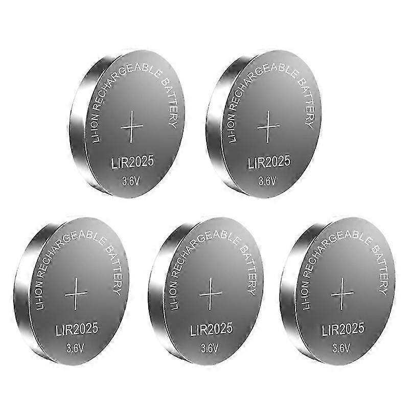 Set of 5/10/15/20/25/30pcs LIR2025 Lithium Rechargeable Batteries Button Cell