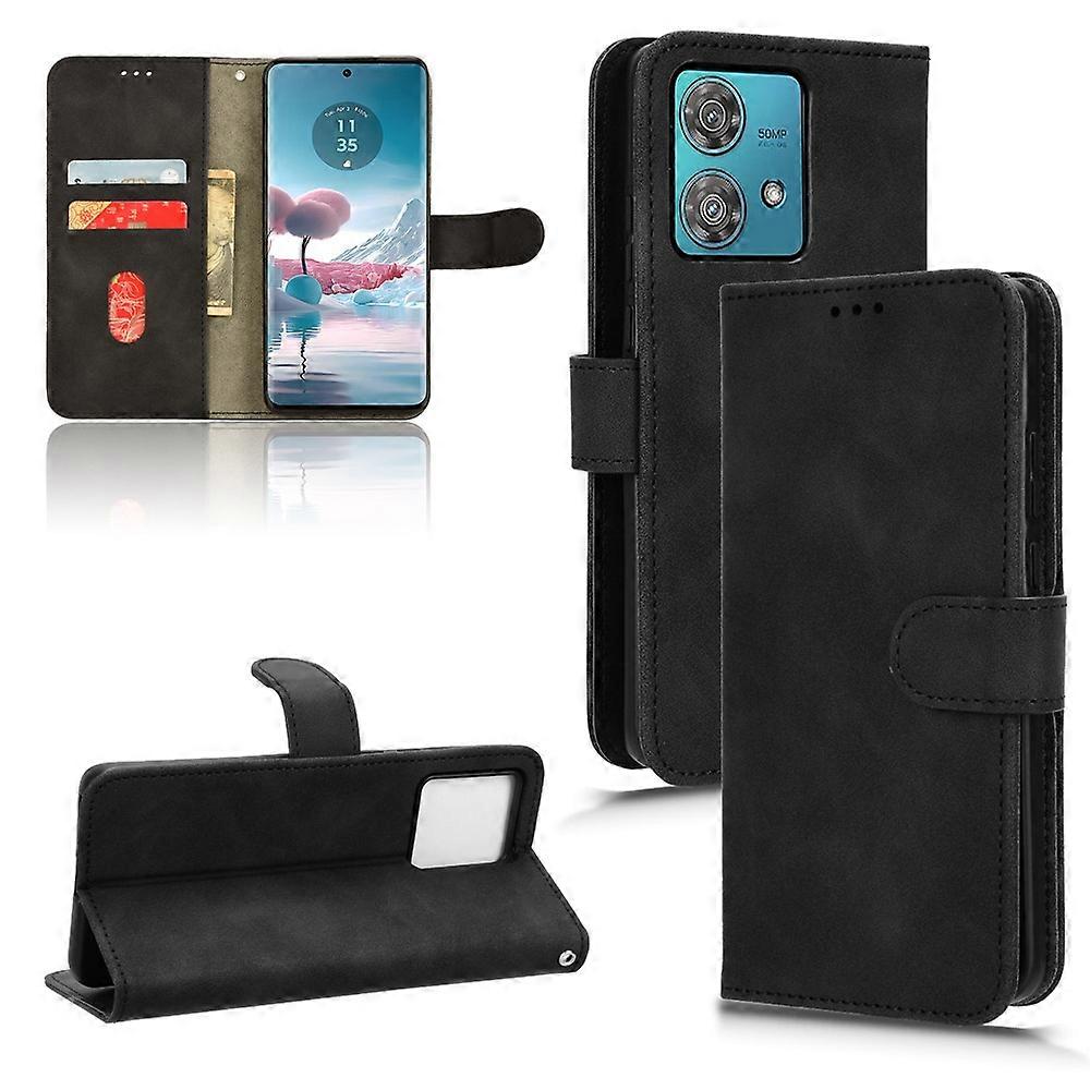 Skin Feel Magnetic Flip Leather Phone Case