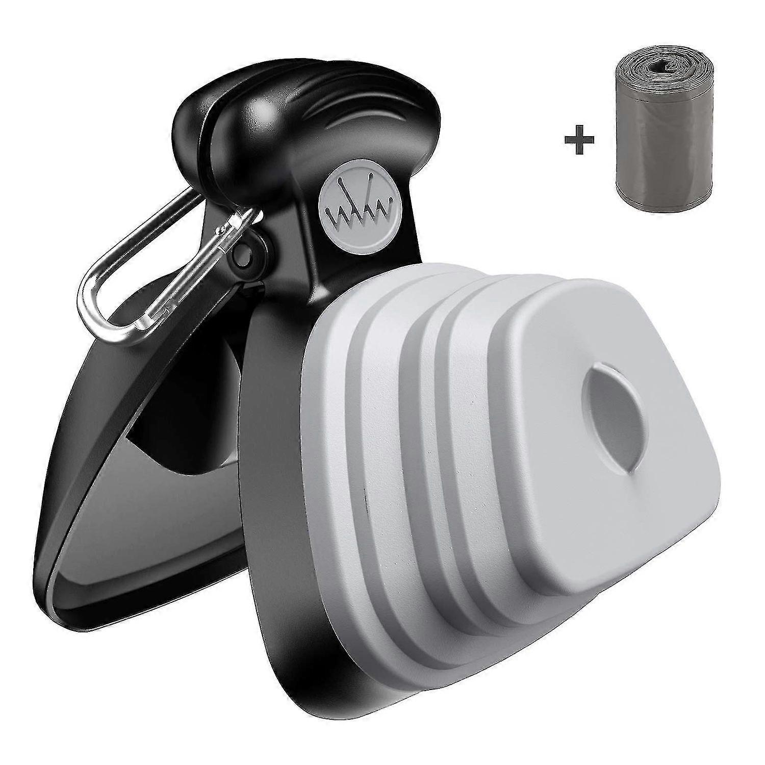 バッグディスペンス付きポータブルペットトイレ廃棄物ピックアップ、犬と猫のための衛生廃棄物ピックアップ