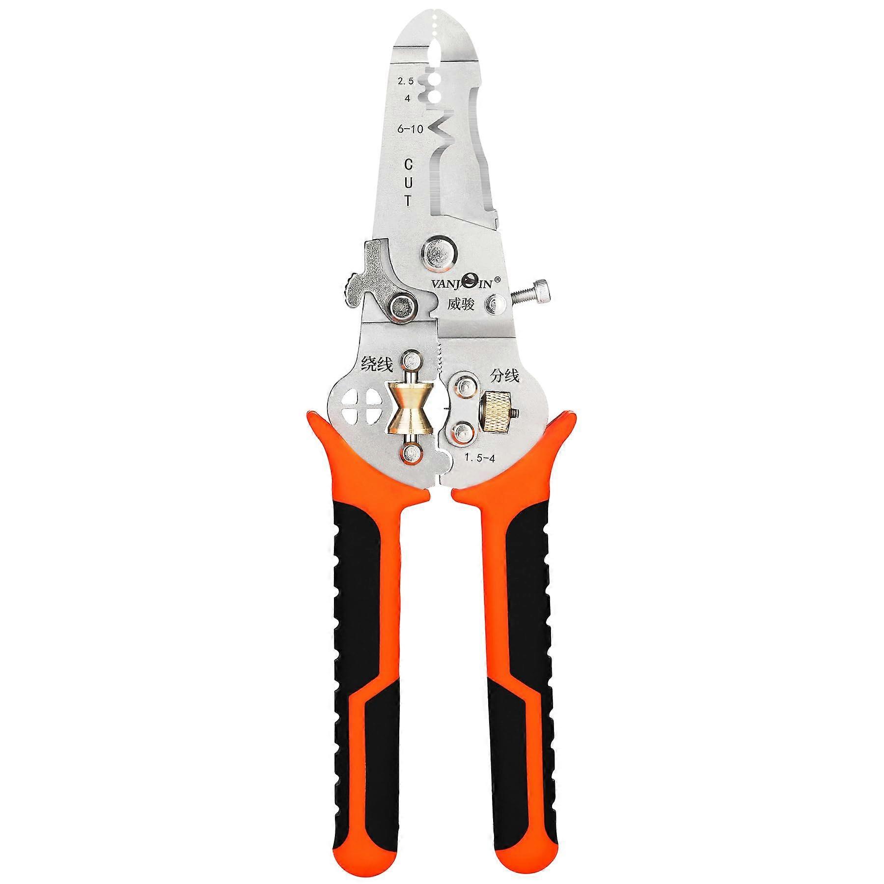 Multifunctional wire stripper for cutting tasks