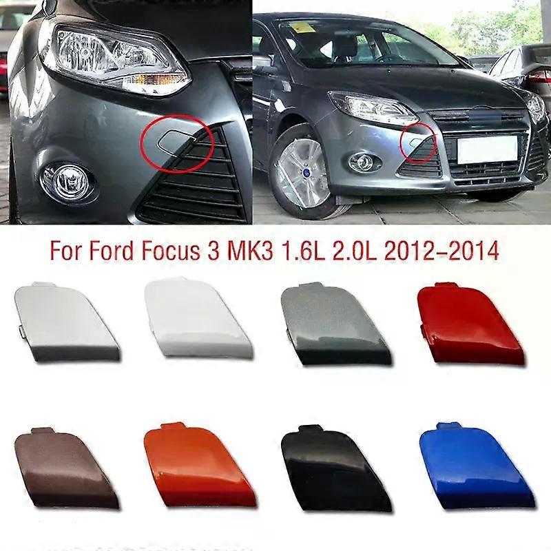 compatible for compatible for d Focus 3 MK3 1.6L 2.0L 2012 2013 2014 Car Front Bumper Tow Hook Cover Cap Trailer Hauling Eye Cover Lid MAXP