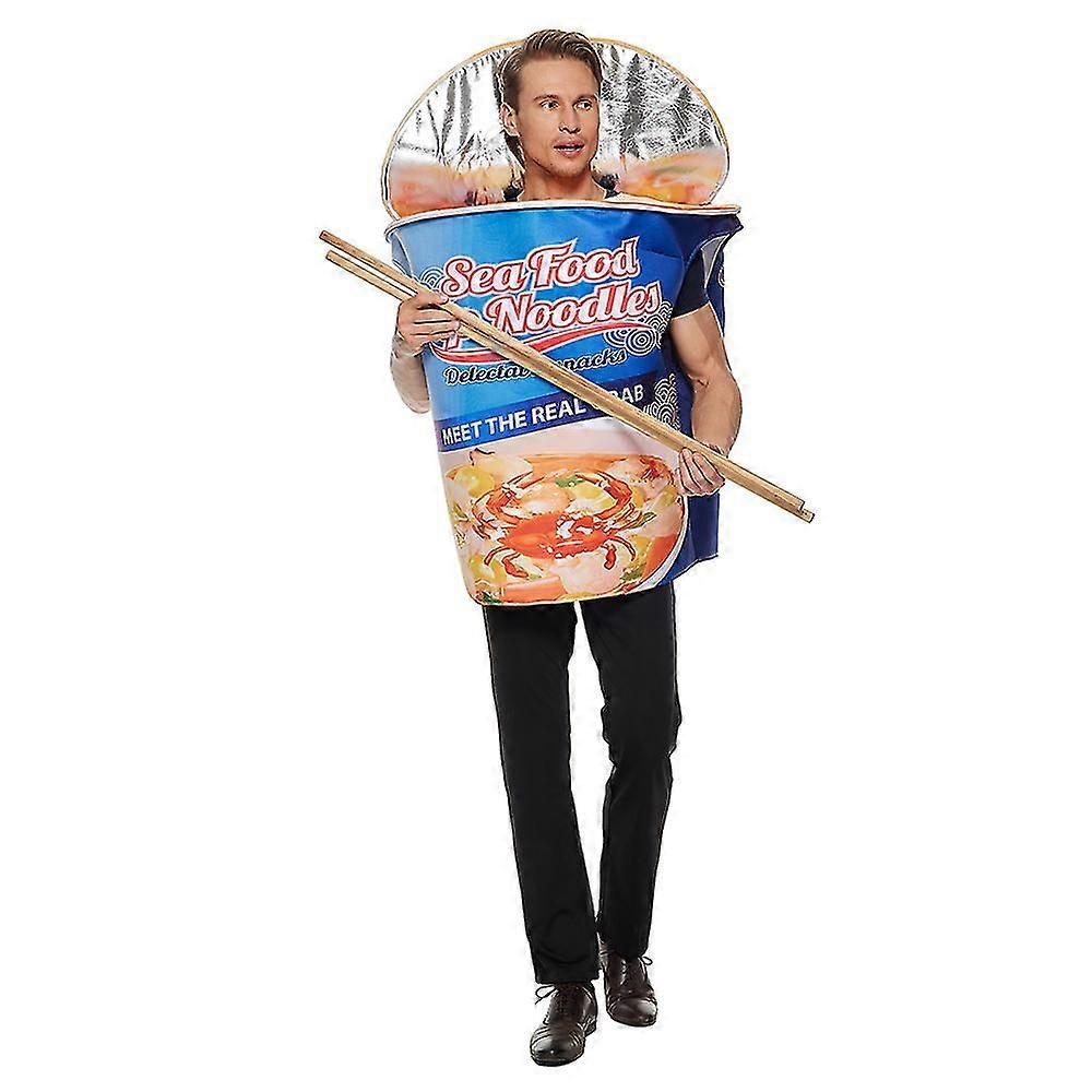 Nuovo arrivo novità Adult Cup Noodles Costume Unisex Sponge Tute Costumi di Halloween Carnevale Purim Fancy Dress