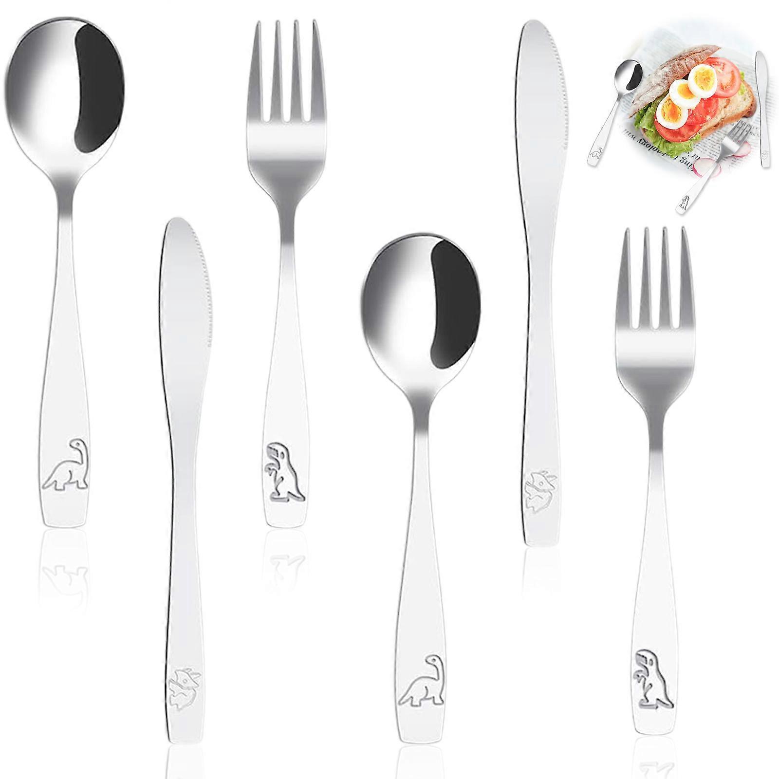 Dinosaur Knife, Fork, Spoon Set